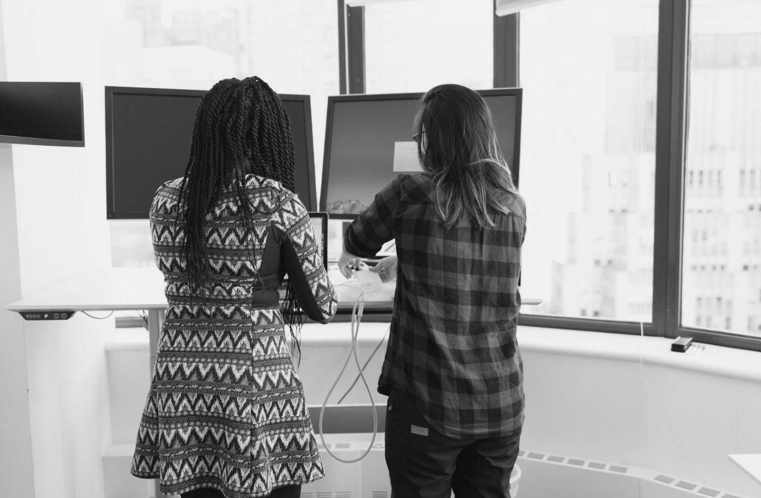 Business analytics dashboard showing financial metrics and performance indicators on computer screen